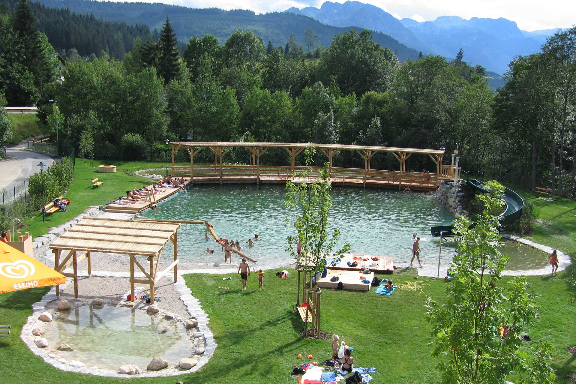 Der Naturbadesee im Wasserpark Russbach von Karl Sailer wurde vom Fachverband ausgezeichnet